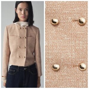MANGO Tweed Jacket